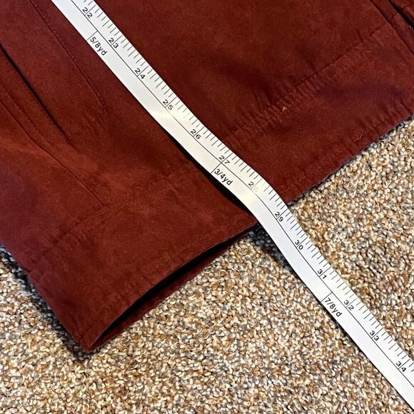 Ring of Fire Men's Burgundy Bomber Jacket.  Size XL - Picture 3 of 7